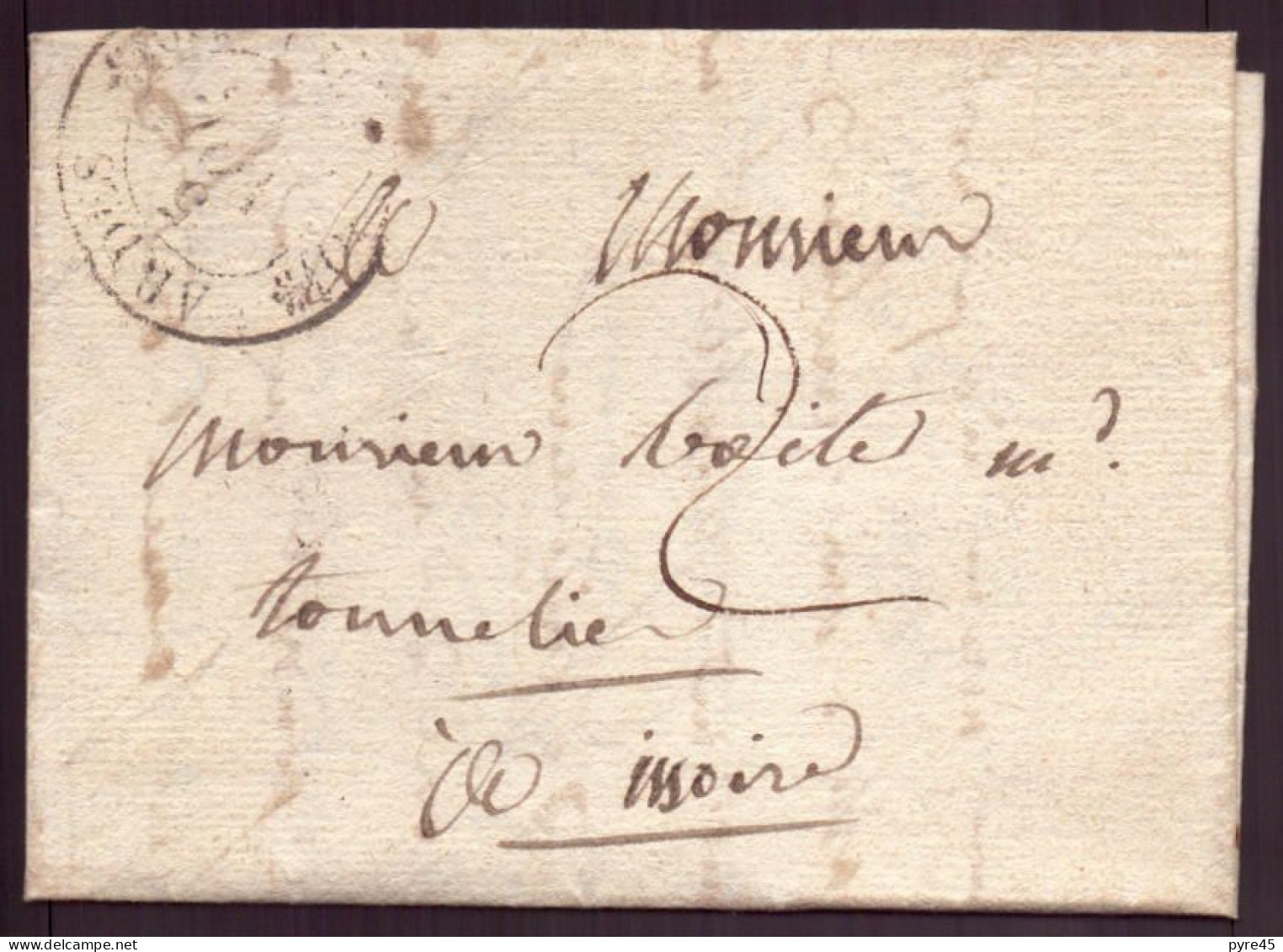 Lettre Manuscrite Du 5 Novembre 1832 De Ardes Pour Issoire - Manuscrits