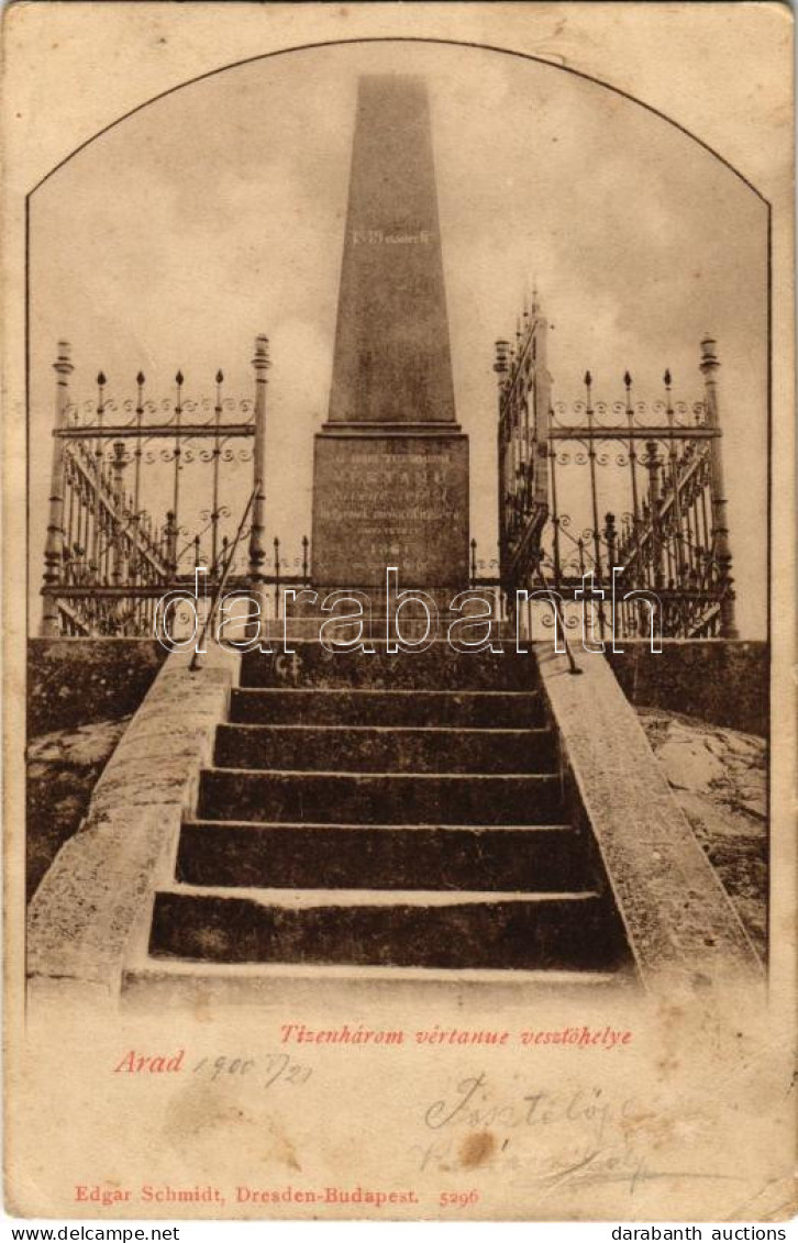 T3 1900 Arad, Tizenhárom Vértanú Vesztőhelye / Martyrs' Monument (EB) - Zonder Classificatie