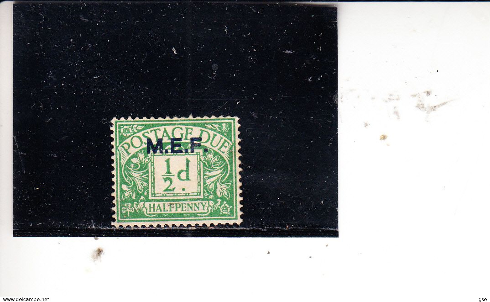 M.E.F.  1942 - Yvert Tasse 1° - - Erythrée