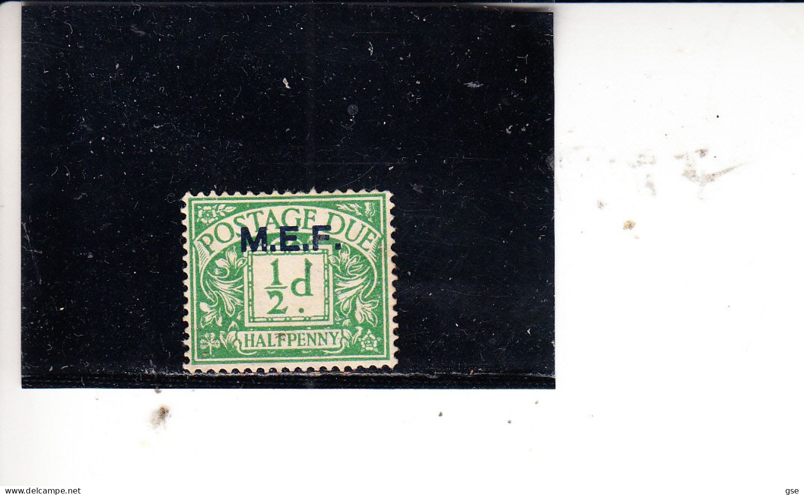 M.E.F.  1942 - Yvert Tasse 1° - - Eritrea