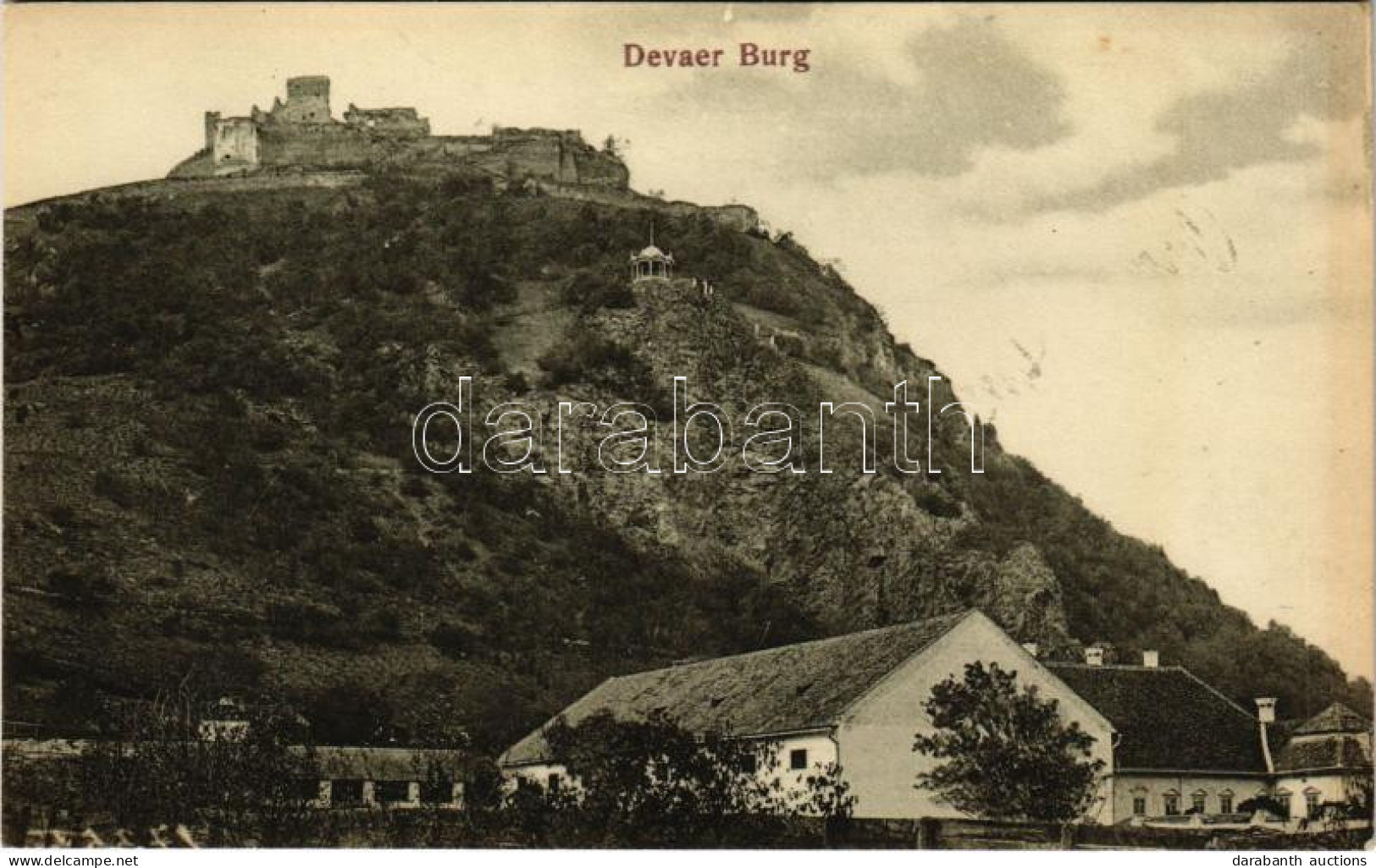 * T2/T3 1918 Déva, Devaer Burg / Vár / Castle (fl) - Unclassified