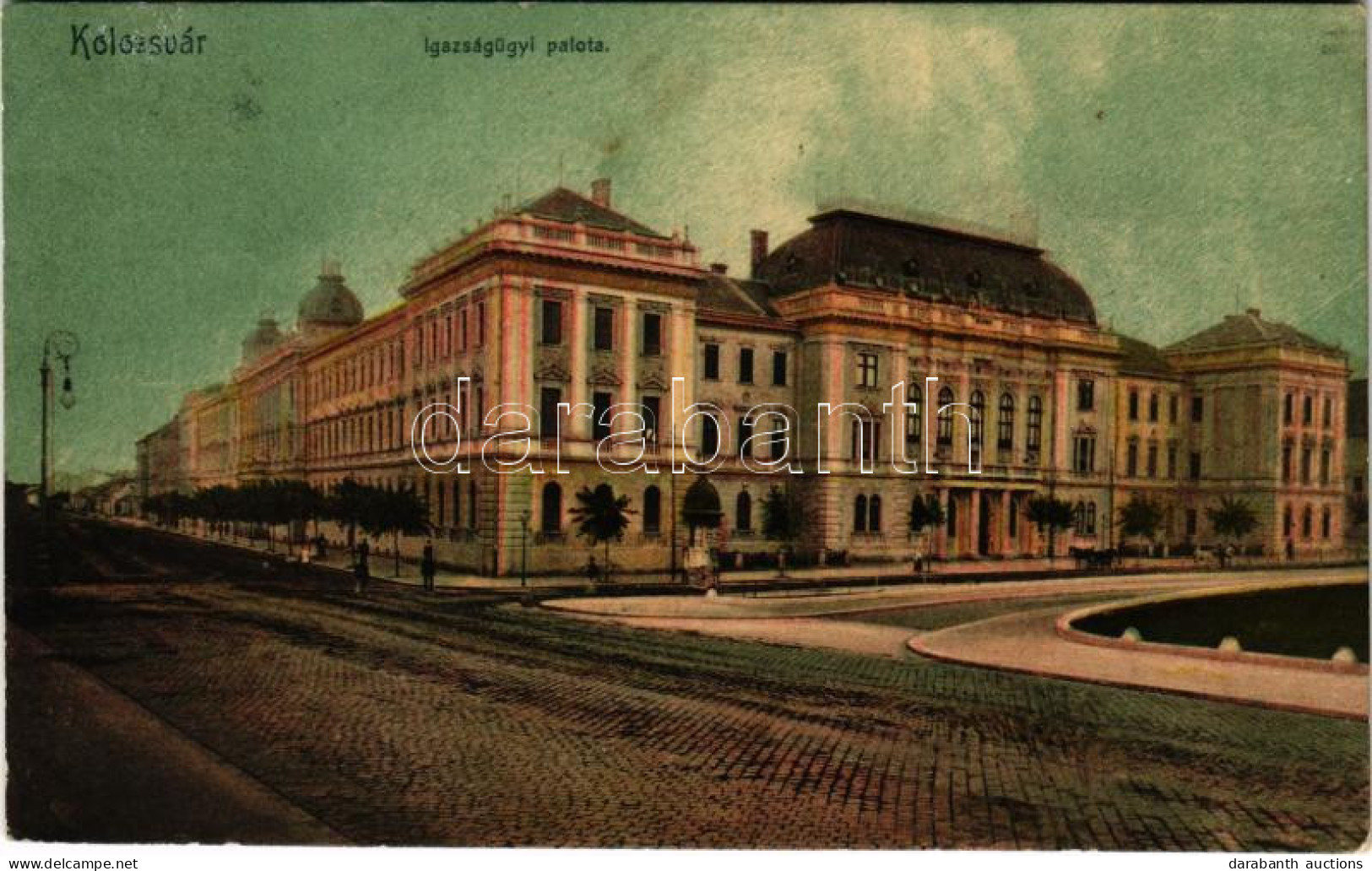 * T2/T3 1908 Kolozsvár, Cluj; Igazságügyi Palota. Stief Jenő és Társa Kiadása / Palace Of Justice (Rb) - Unclassified