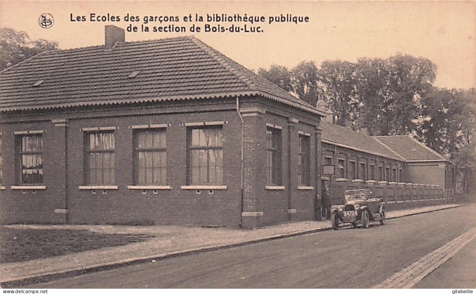 HOUDENG-AIMERIES - Charbonnages Du Bois-du-Luc - Les Ecoles Des Garçons Et La Bibliothèque Publique Section Bois-du-Luc - La Louvière