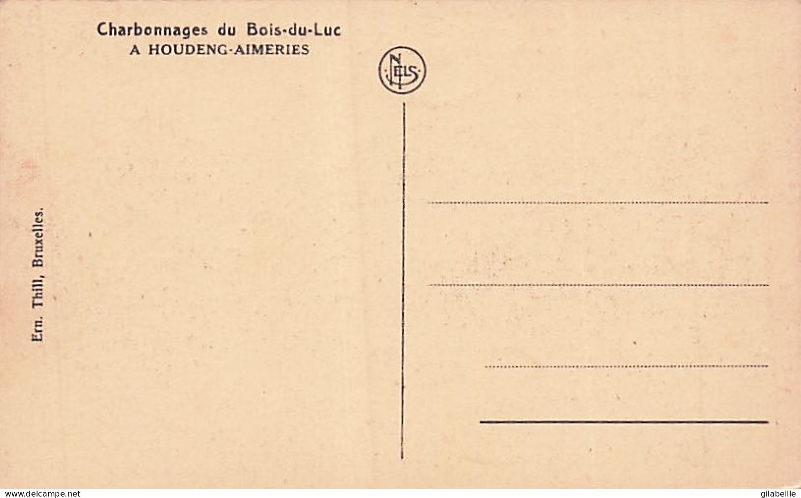 HOUDENG-AIMERIES - Charbonnages Du Bois-du-Luc - Les Ecoles Des Garçons Et La Bibliothèque Publique Section Bois-du-Luc - La Louvière