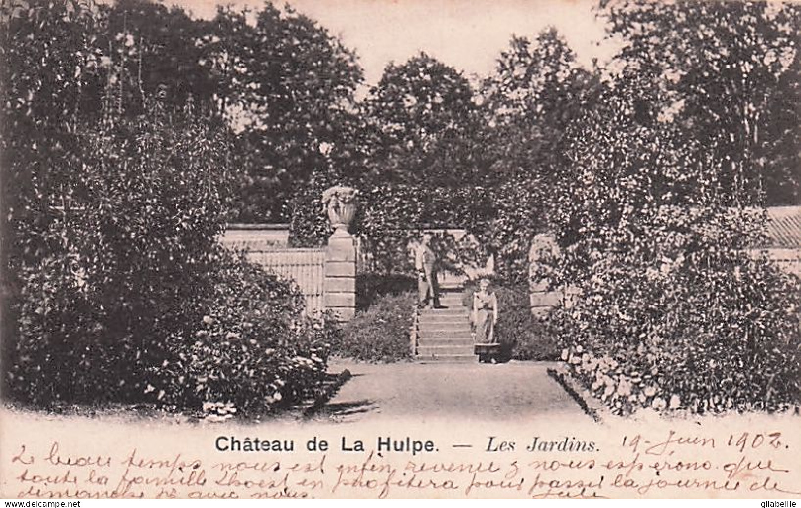 LA HULPE - Le Chateau - Les Jardins  - 1902 - La Hulpe