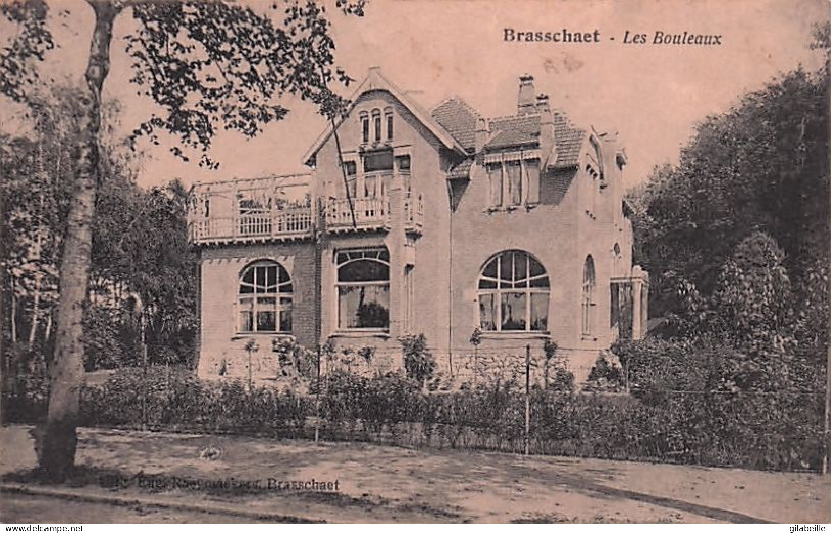 BRASSCHAAT - BRASSCHAET - Les Bouleaux - 1922 - Brasschaat