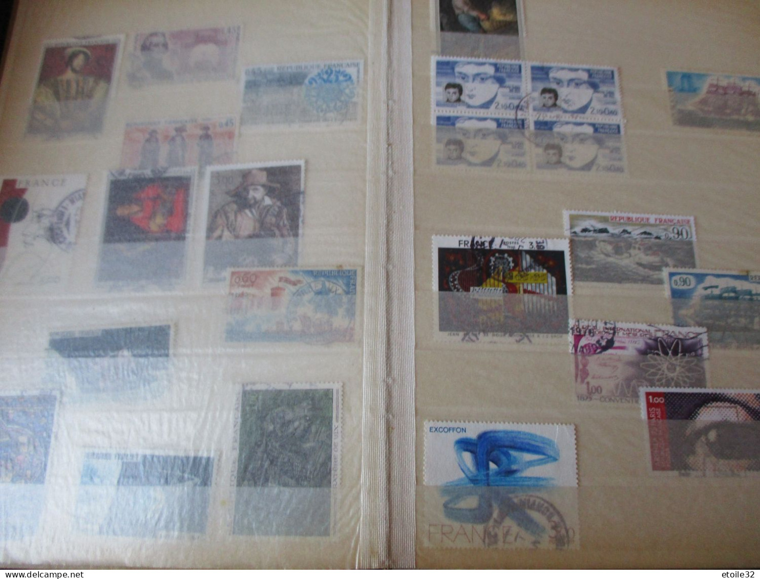 CLASSEURS DE TIMBRES OBLITERES DE FRANCE - Collections (without Album)