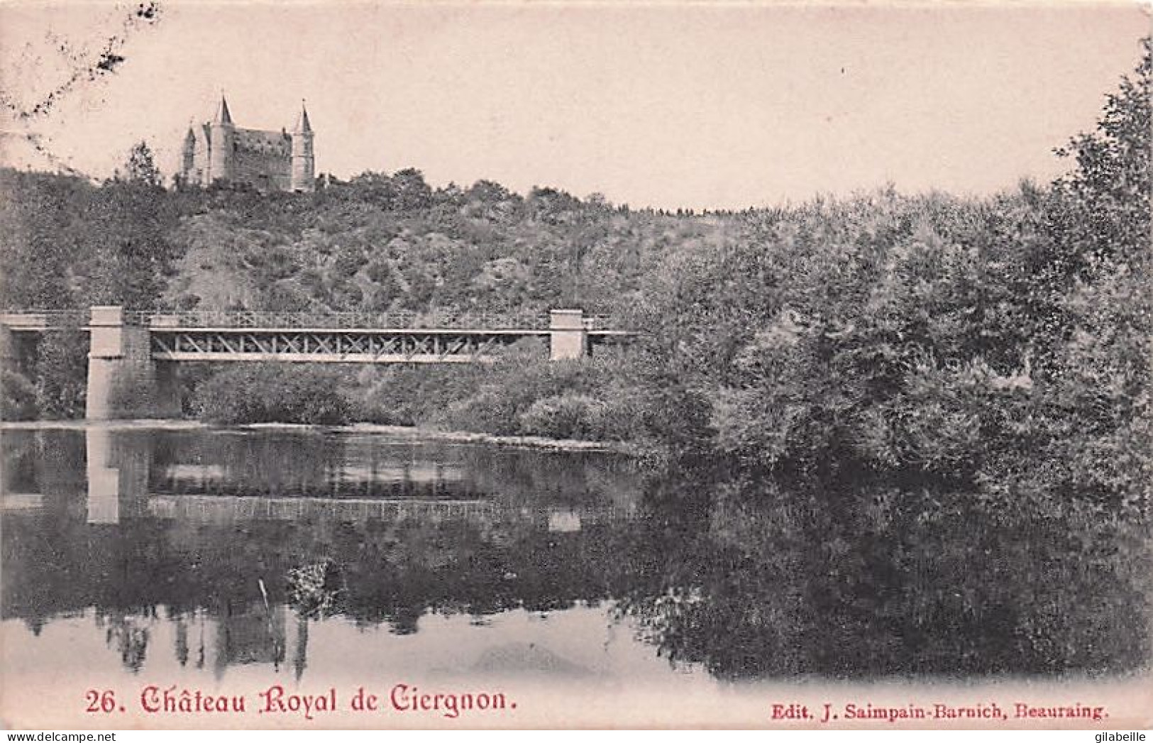 Houyet - Chateau Royal De Ciergnon - 1908 - Houyet