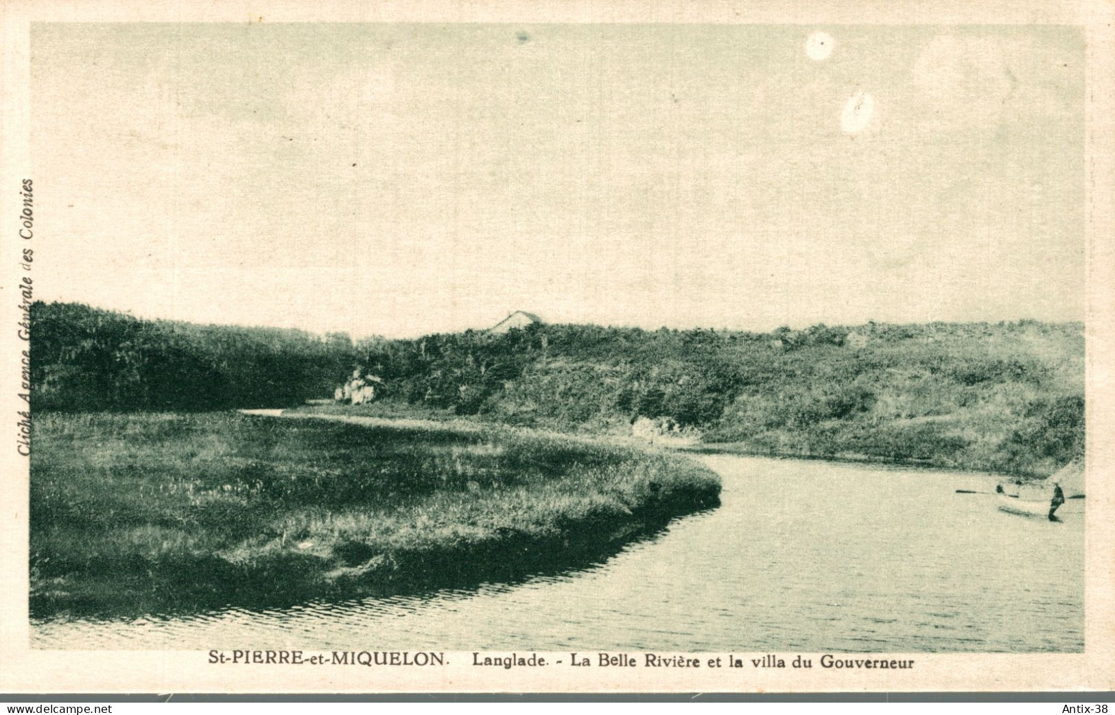 N65 - SAINT-PIERRE-ET-MIQUELON - Langlade - La Belle Rivière Et La Villa Du Gouverneur - Saint-Pierre-et-Miquelon