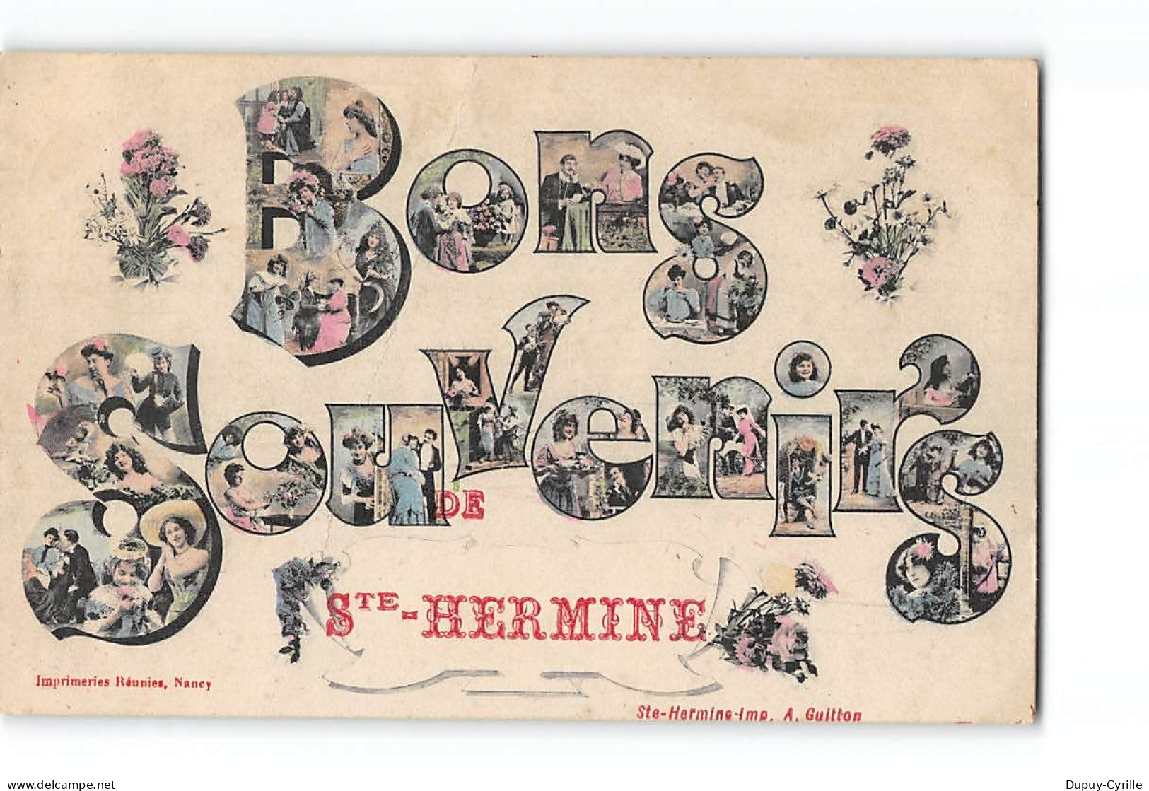 Bons Souvenirs De SAINTE HERMINE - Très Bon état - Sainte Hermine