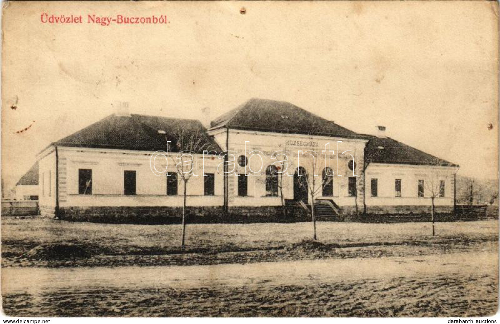 T4 Nagybacon, Nagy-Baczon, Batanii Mari; Községháza / Town Hall (lyukak / Pinholes) - Unclassified