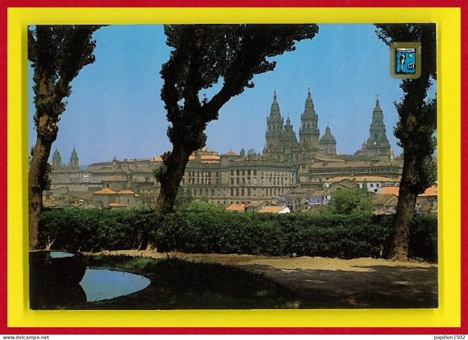 E-Espagne-211PH SANTIAGO DE COMPOSTELA, Vista General Desde El Mirador De La Herradura, BE - Santiago De Compostela