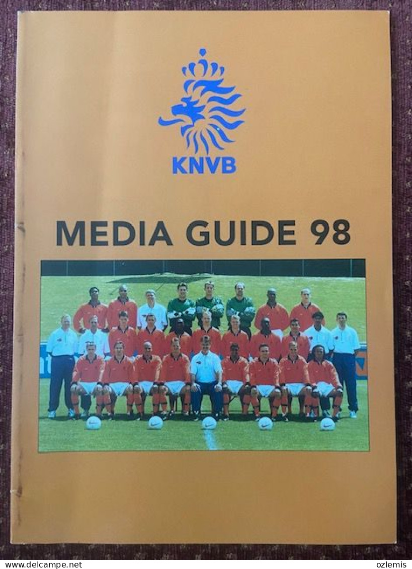 KNVB MEDIA GUIDE 98,  , ,MATCH SCHEDULE 1998 - Livres