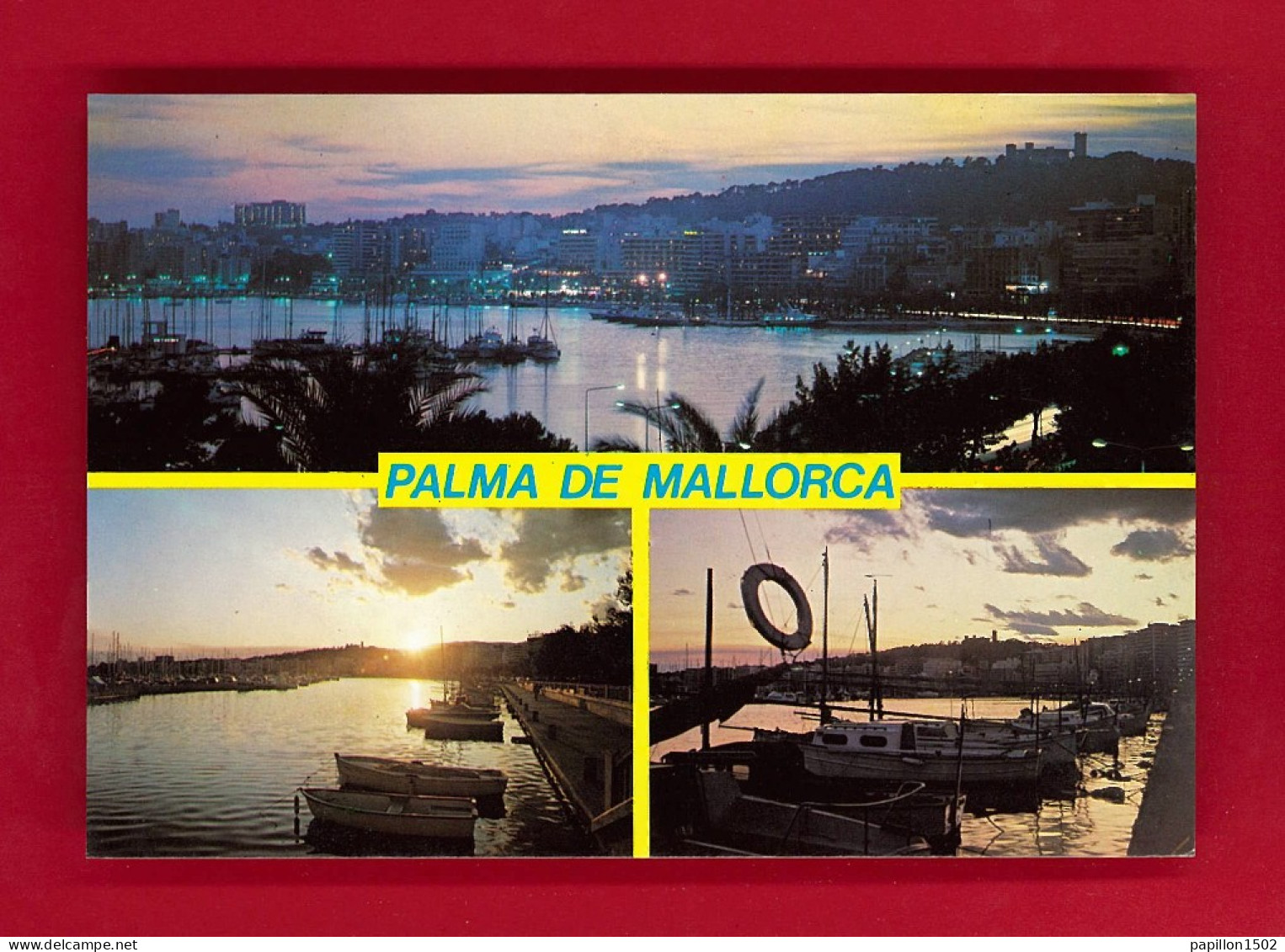 E-Espagne-370PH7 PALMA DE MALLORCA, Vue Générale Sur La Ville Et Le Port, BE - Palma De Mallorca