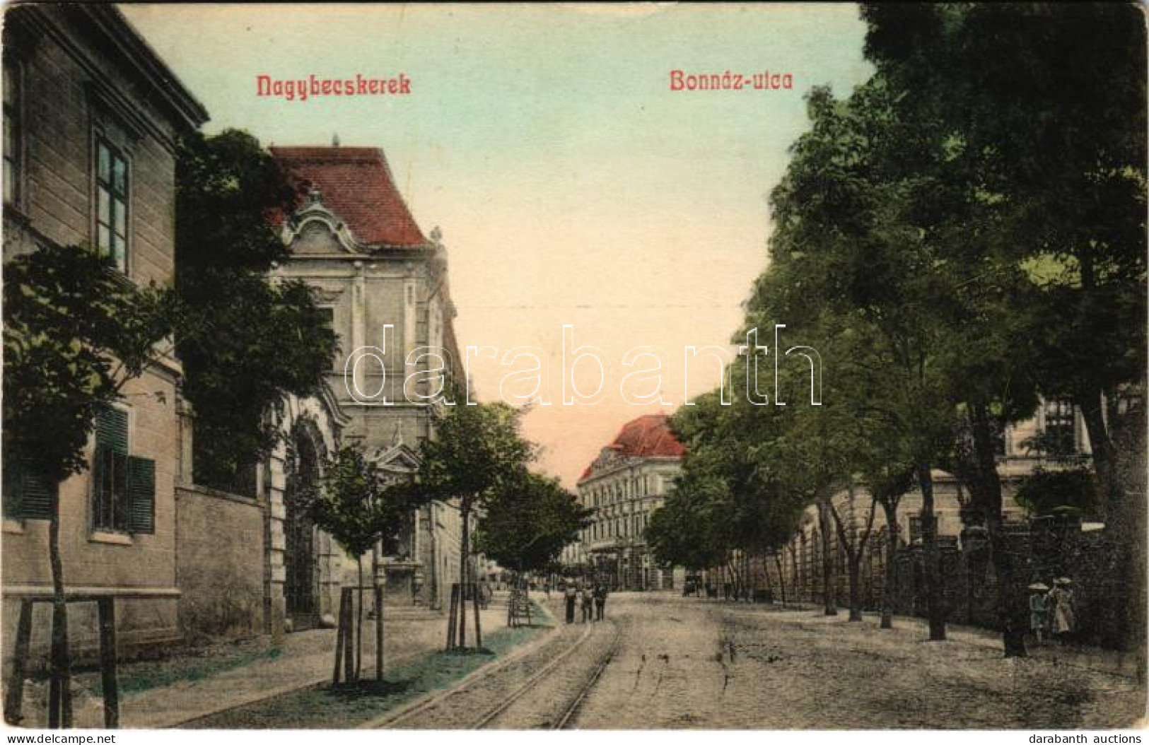 T2/T3 1908 Nagybecskerek, Zrenjanin, Veliki Beckerek; Bonnáz Utca / Street (EK) - Ohne Zuordnung