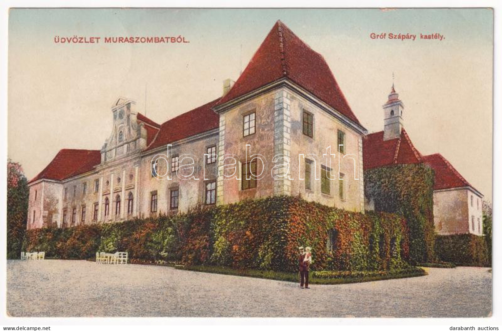 T2 1914 Muraszombat, Murska Sobota; Gróf Szapáry Vár. Balkányi Ernő Kiadása / Castle - Unclassified