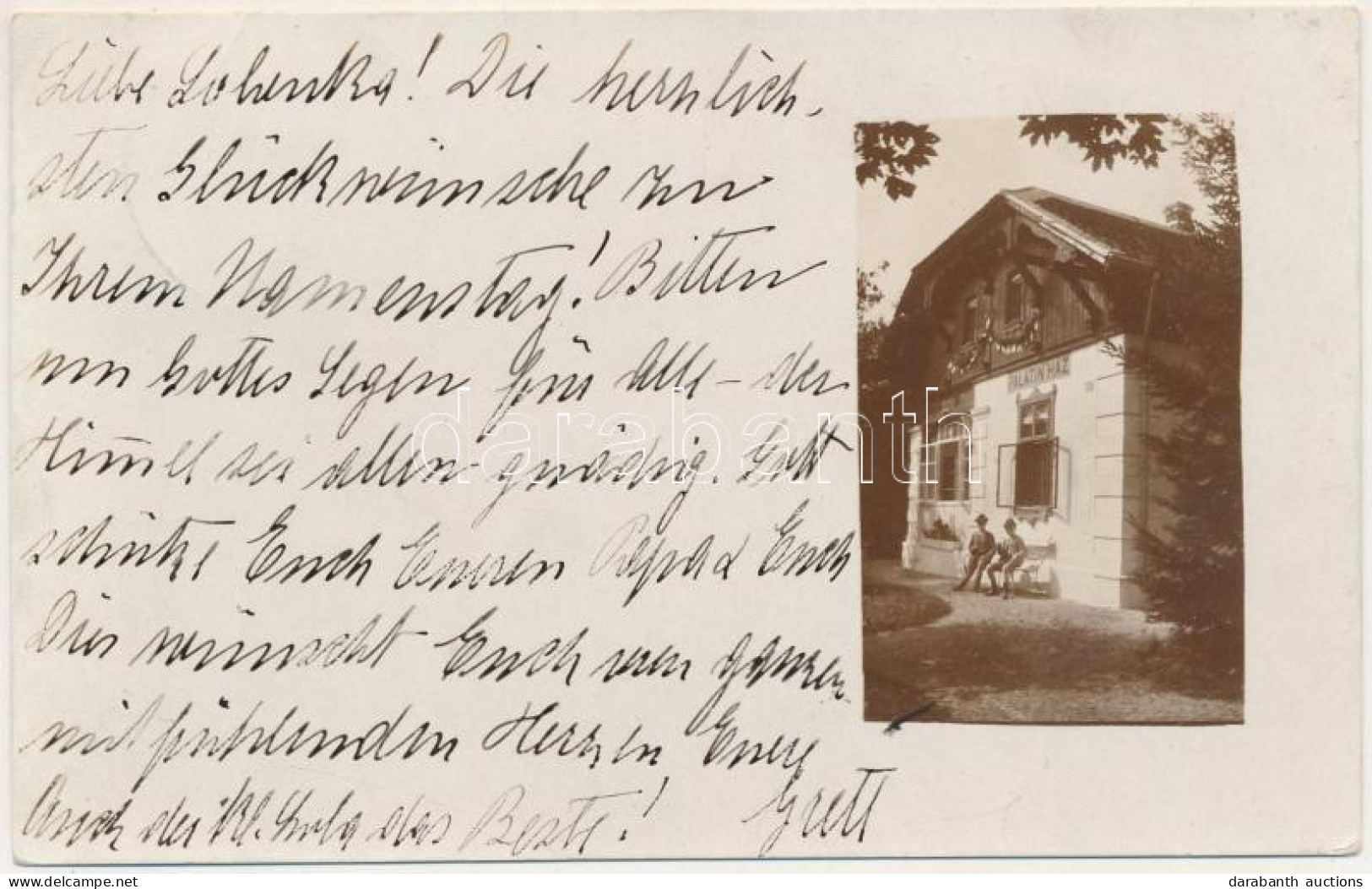 T2 1914 Neuhaus (Weissenbach An Der Triesting), Palatin Ház / Villa. Photo - Unclassified