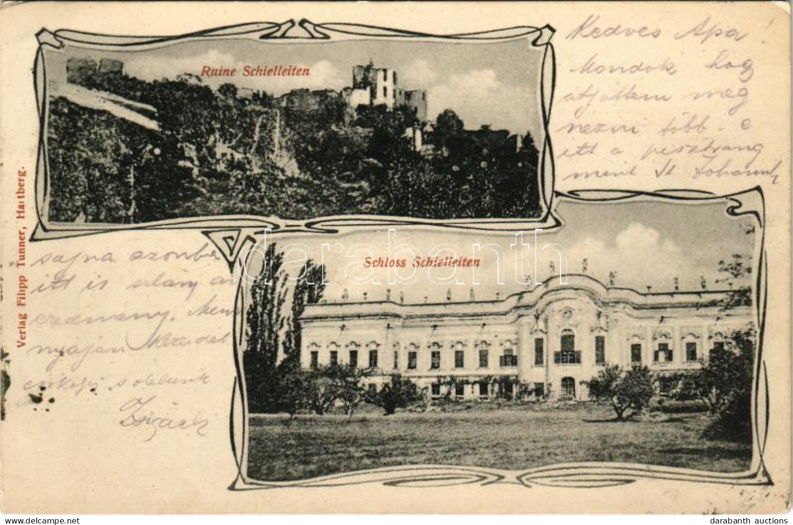 T2/T3 1907 Stubenberg (Steiermark), Ruine Schielleiten, Schloss Schielleiten / Castle Ruins, Castle. Verlag Filipp Tunne - Ohne Zuordnung