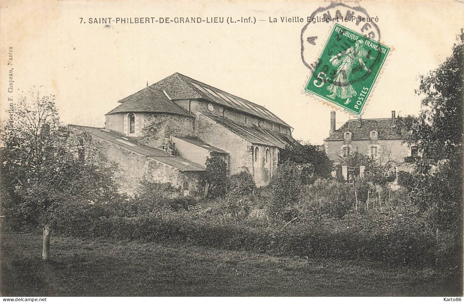 St Philbert De Grand Lieu * La Vieille église Et Le Prieuré - Saint-Philbert-de-Grand-Lieu