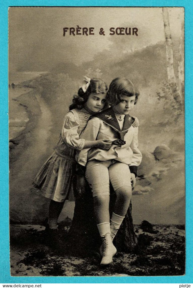 * Fantaisie - Fantasy - Fantasie (Enfant - Child - Kind) * (serie 7018/1) Frère Et Soeur, Brother And Sister, Old - Portraits