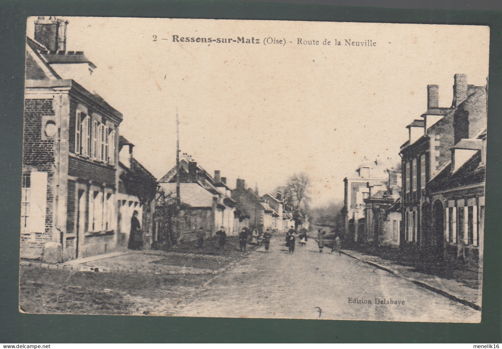 CP - 60 - Ressons-sur-Matz - Route De La Neuville - Ressons Sur Matz