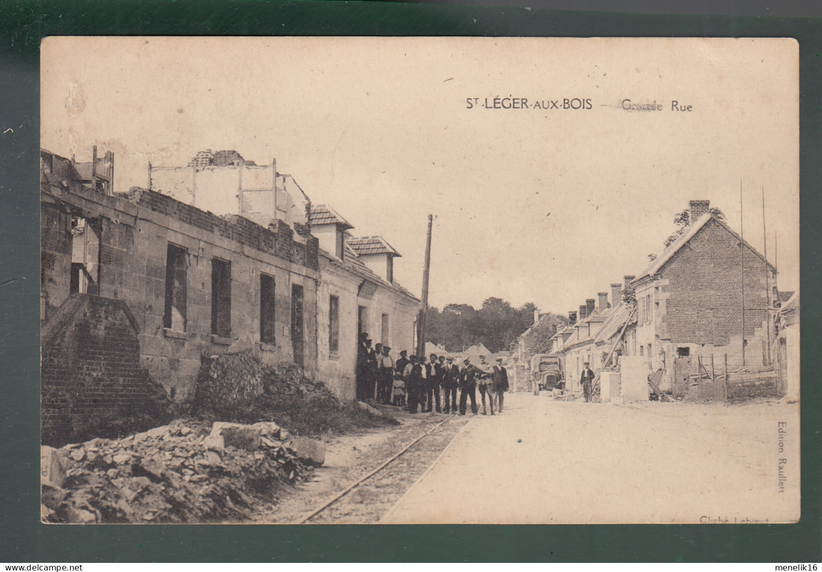 CP - 60 - Saint-Léger-aux-Bois - Grande Rue - Songeons