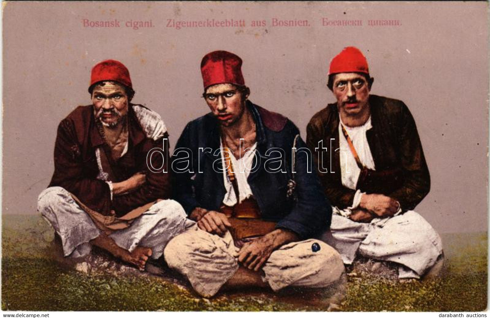 T2 Sarajevo, Bosansk Cigani / Zigeunerkleeblau Aus Bosnien / Bosnian Gypsy Men - Non Classés