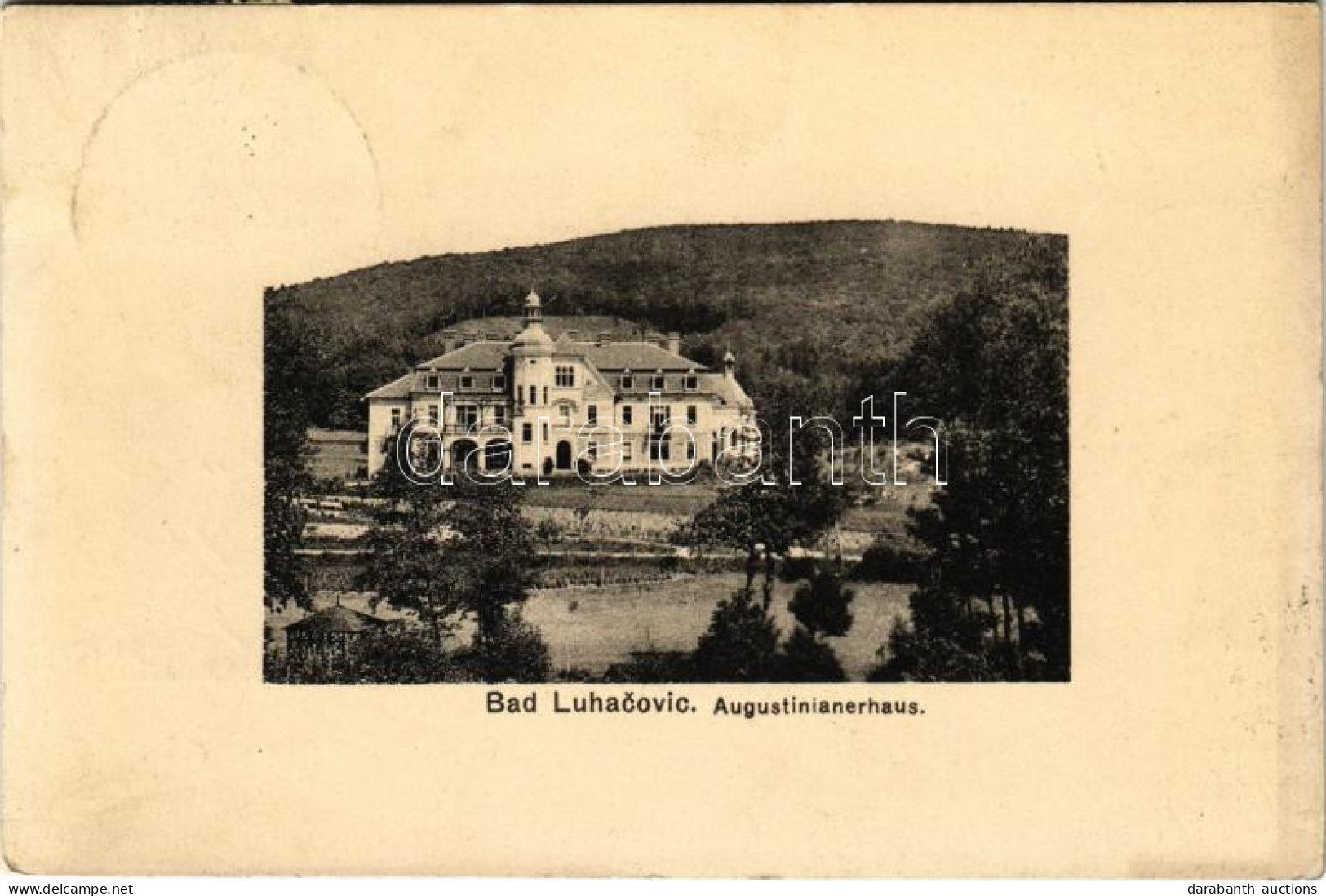 T2 1912 Luhacovice, Lázne Luhacovice, Bad Luhatschowitz; Augustinianerhaus / Spa - Unclassified