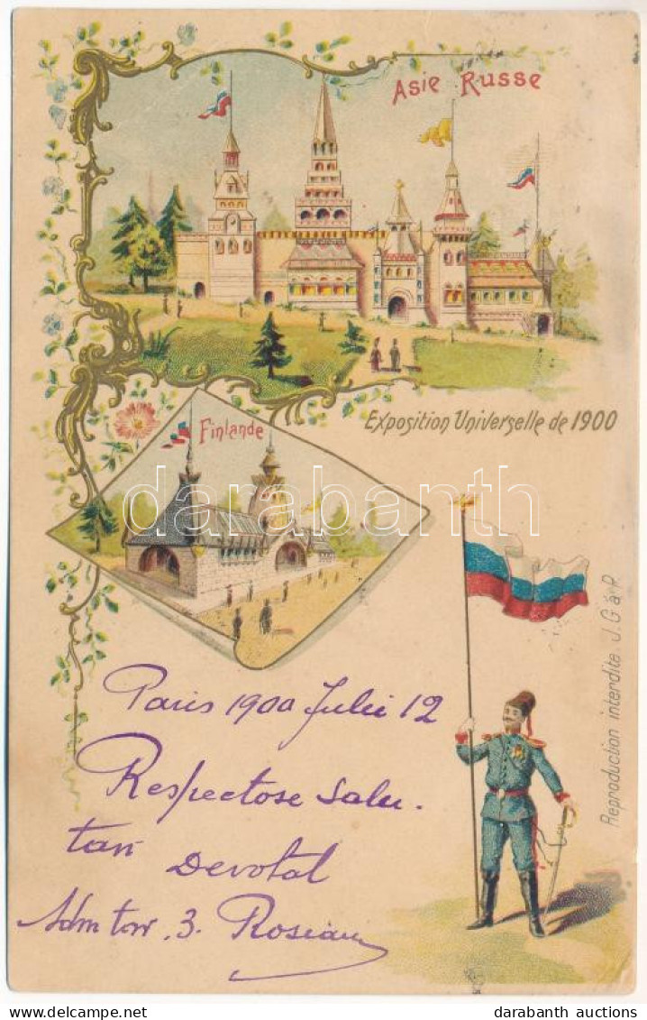 T3 1900 Paris, Exposition Universelle De 1900. Asie Russe, Finlande / Paris World Fair. Russian Asia And Finland Pavilli - Non Classificati