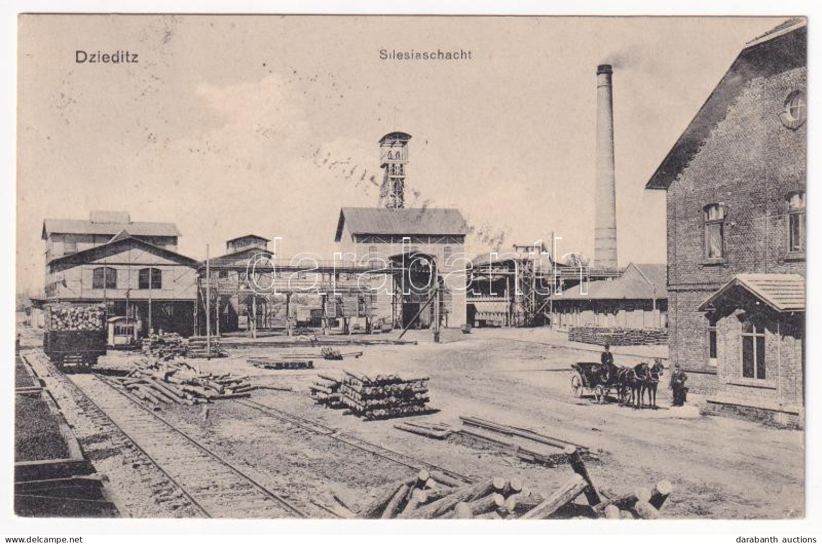 T2/T3 1916 Dziedzice, Dzieditz (Czechowice-Dziedzice); Silesiaschacht / Mine, Industrial Railway (EK) - Ohne Zuordnung