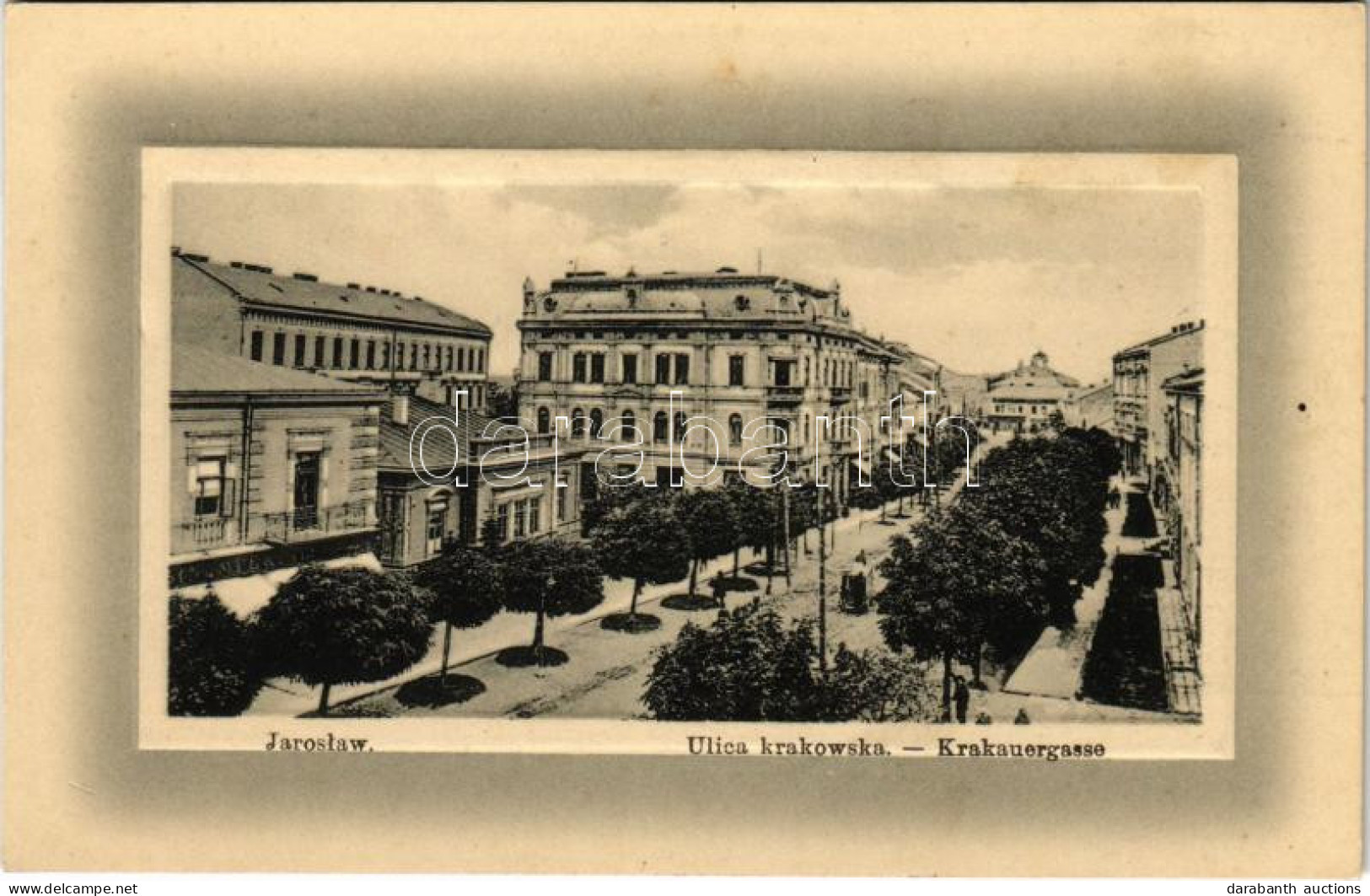 ** T1 Jaroslaw, Jaroslau, Yareslov; Ulica Krakowska. Z. Glanz 1911-12. / Street - Non Classés
