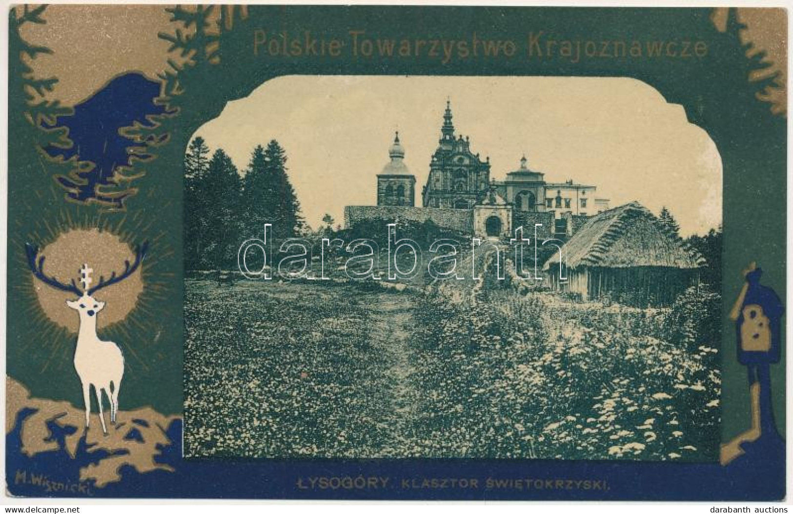 ** T1 Lysogóry, Polskie Towarzystwo Krajoznawcze, Klasztor Swietokrzyski / Monastery. Art Nouveau. Al. Jerozolimskie 29. - Unclassified