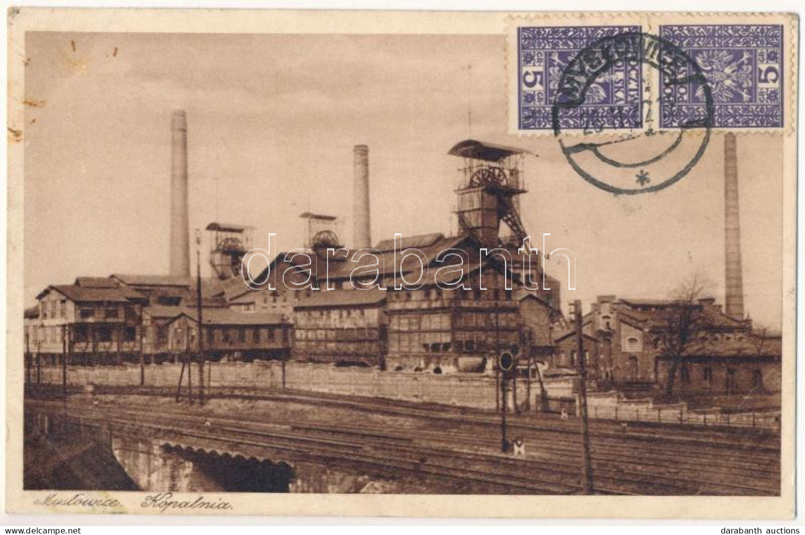 T2/T3 1932 Myslowice, Myslowitz (Ober-Schlesien); Kopalnia / Mine (fl) - Non Classés