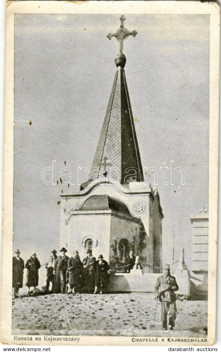 T3 1936 Kajmakcalan, Kaimakchalan, Kaimaki, Voras (Bitola, Bitolj); Chapelle / Serbian-built Orthodox Chapel On The Peak - Non Classificati