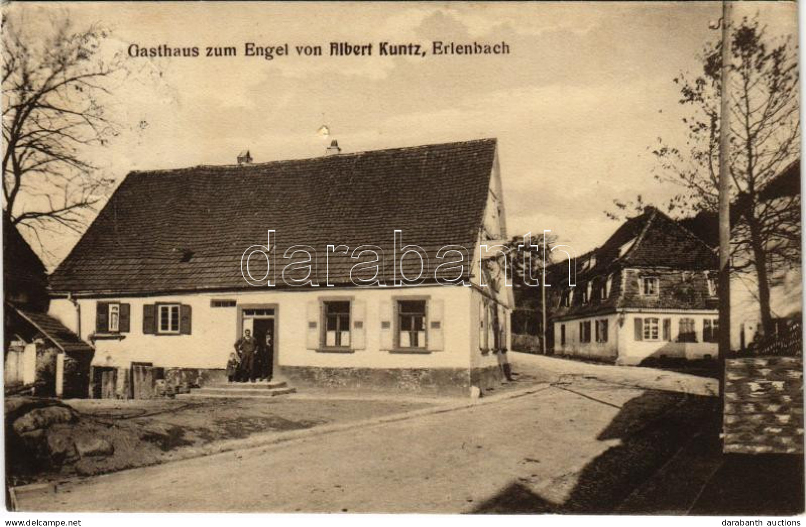 T2/T3 Erlenbach Bei Kandel, Gasthaus Zum Engel Von Albert Kuntz / Inn (EK) - Ohne Zuordnung