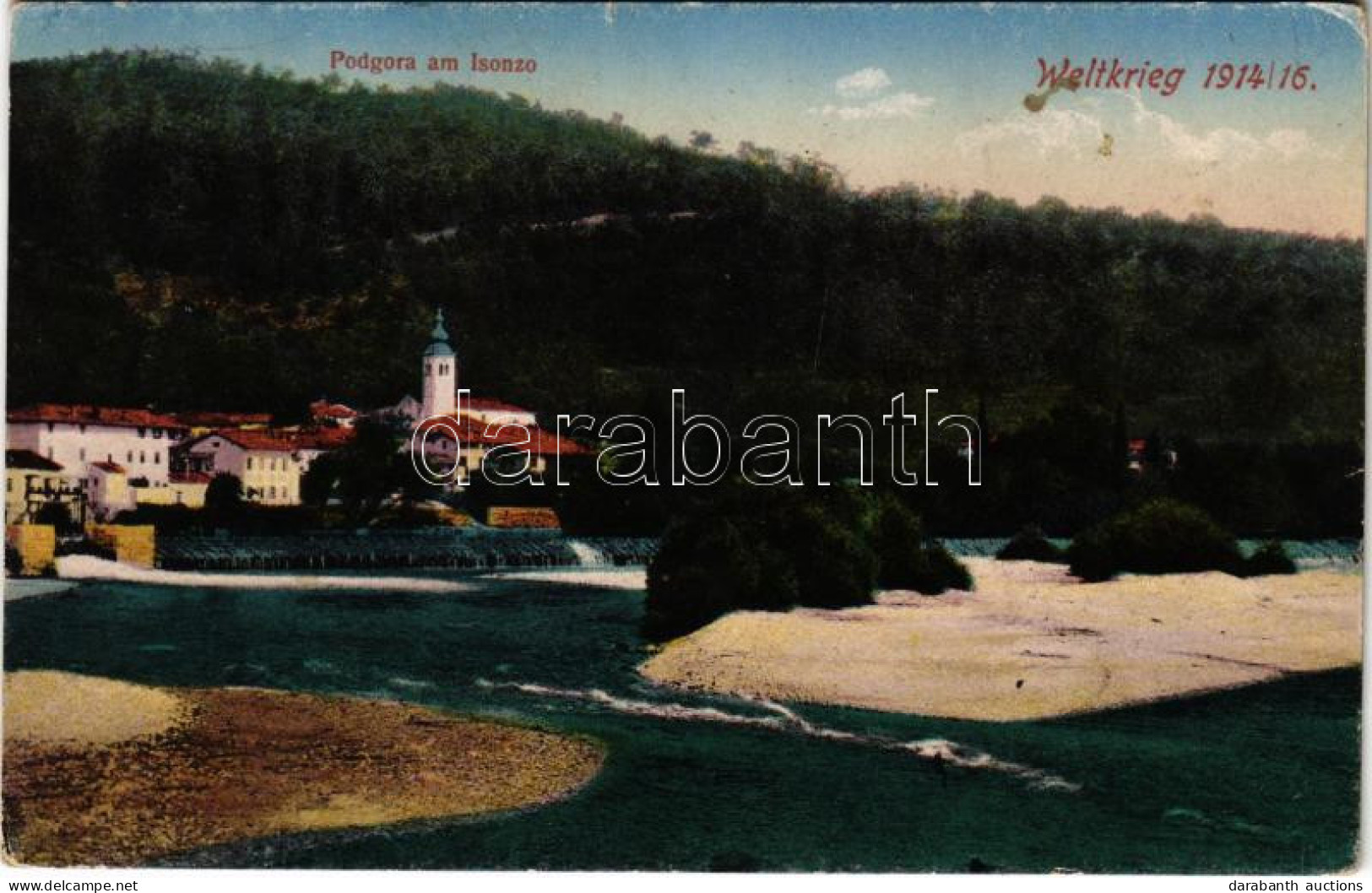 * T2/T3 Piedimonte Del Calvario, Podgora Am Isonzo; Soca River. Weltkrieg 1914/15. (fl) - Non Classés
