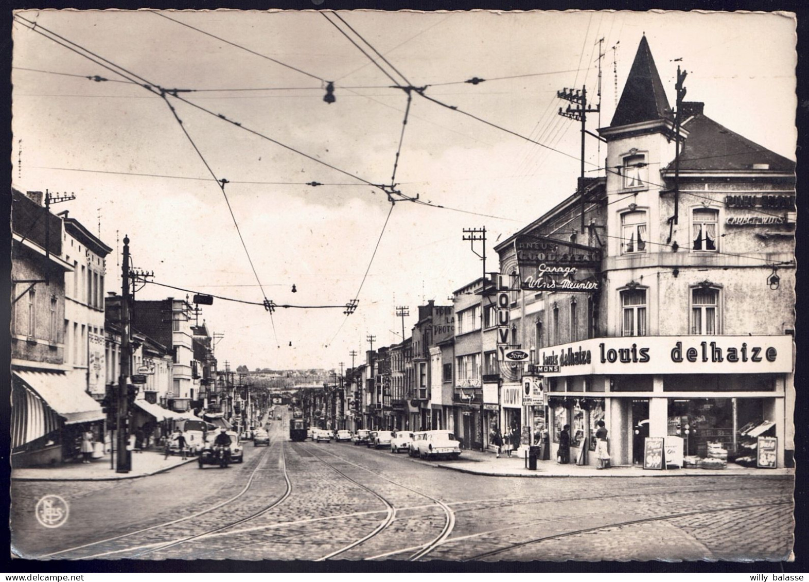 +++ CPSM - Carte Photo - LA LOUVIERE - Rue Hamoir  // - La Louvière