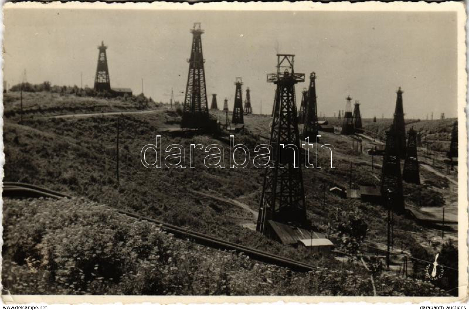 T2/T3 1938 Ploiesti, Ploesti, Ploesci; Oil Plant, Oil Well, Oil Fields, Drilling Tower (EK) - Unclassified