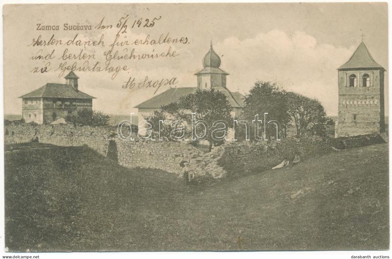 * T2/T3 1925 Suceava, Suczawa, Szucsáva, Szőcsvásár (Bukovina, Bucovina, Bukowina); Zamca / Former Armenian Monastery (E - Non Classés