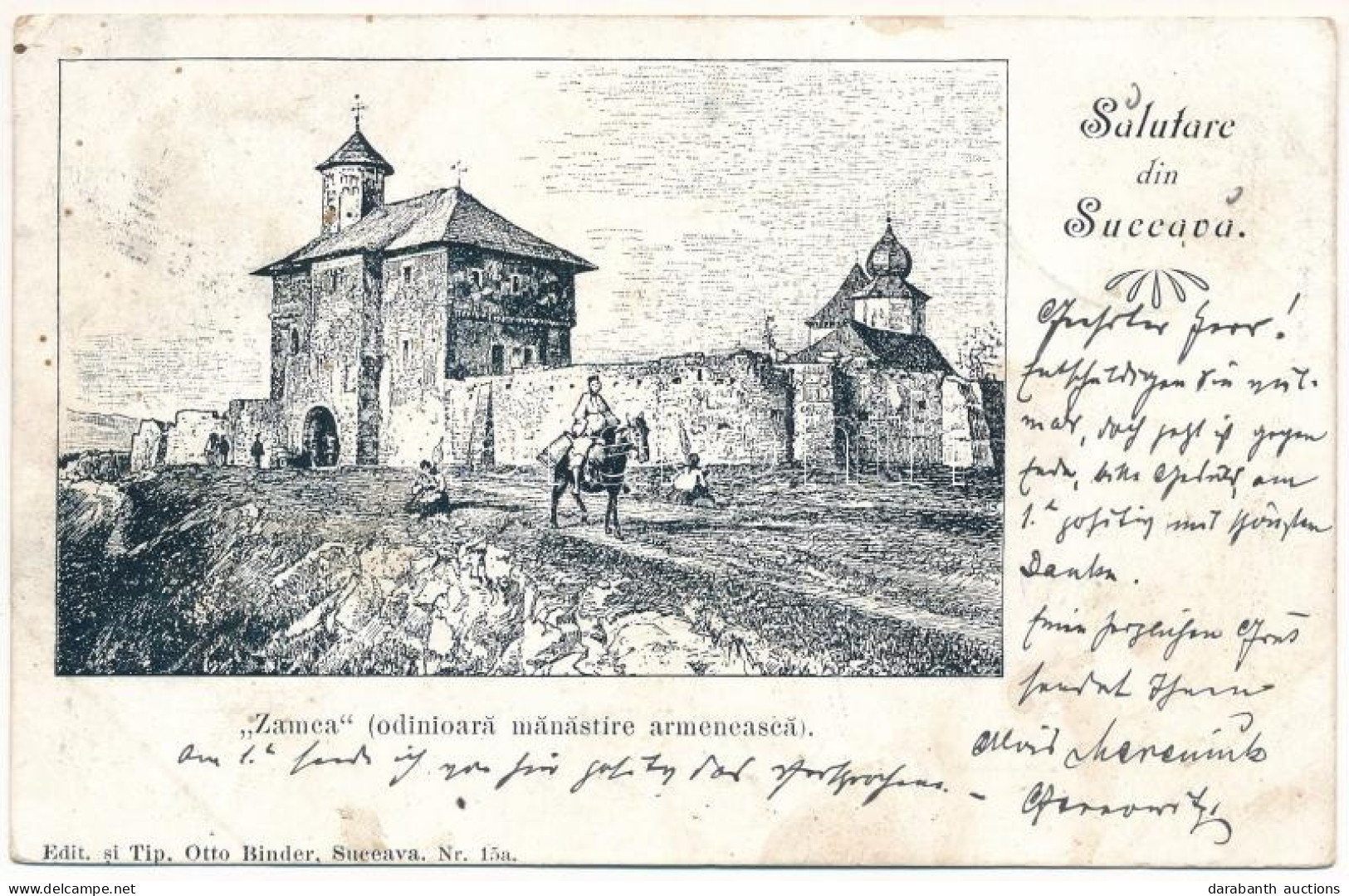 T3 1901 Suceava, Suczawa, Szucsáva, Szőcsvásár (Bukovina, Bucovina, Bukowina); Zamca (odinioara Manastire Armeneasca) /  - Zonder Classificatie