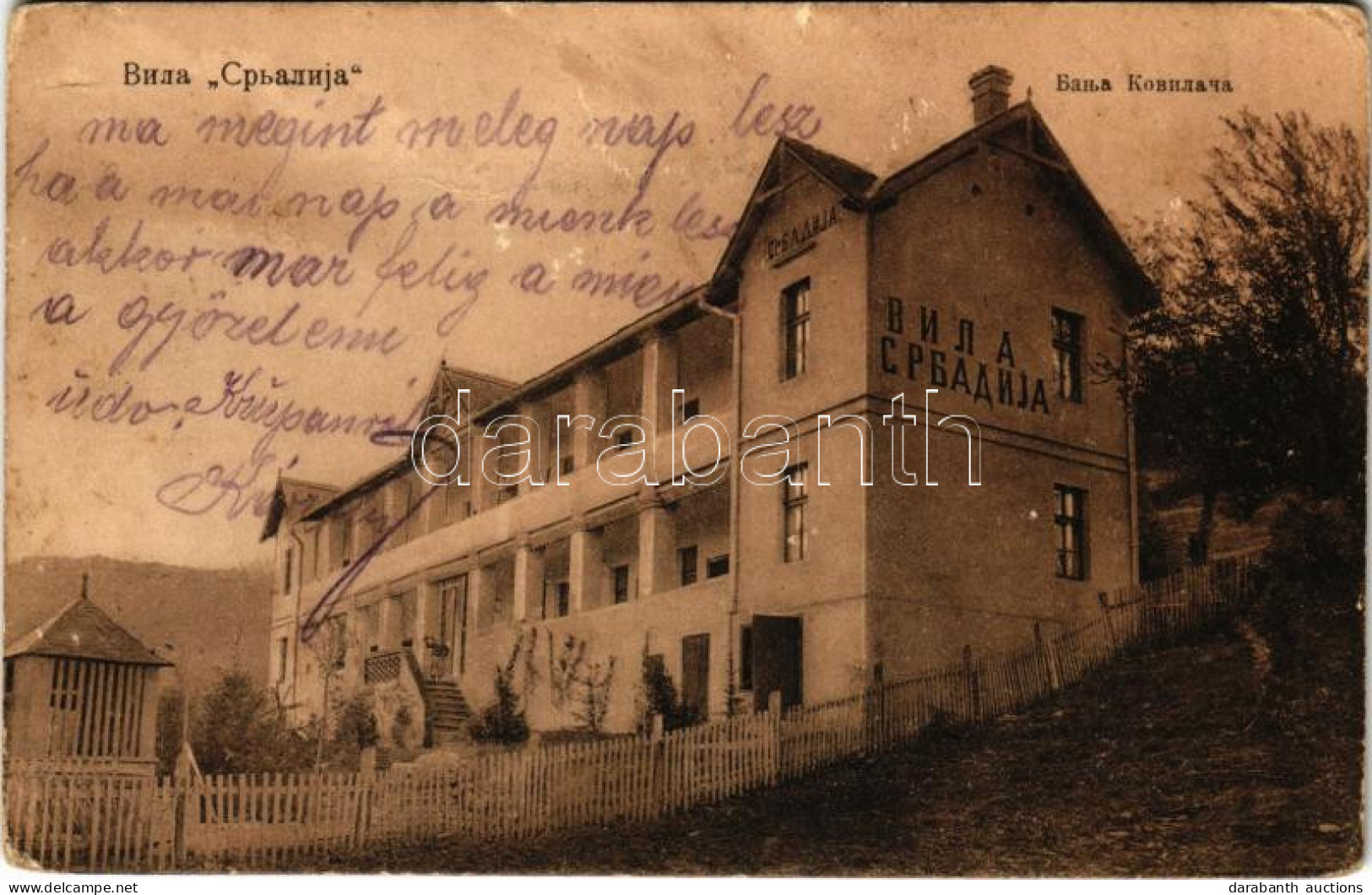 T3 1914 Banja Koviljaca (Loznica), Spa, Bath (surface Damage) - Ohne Zuordnung