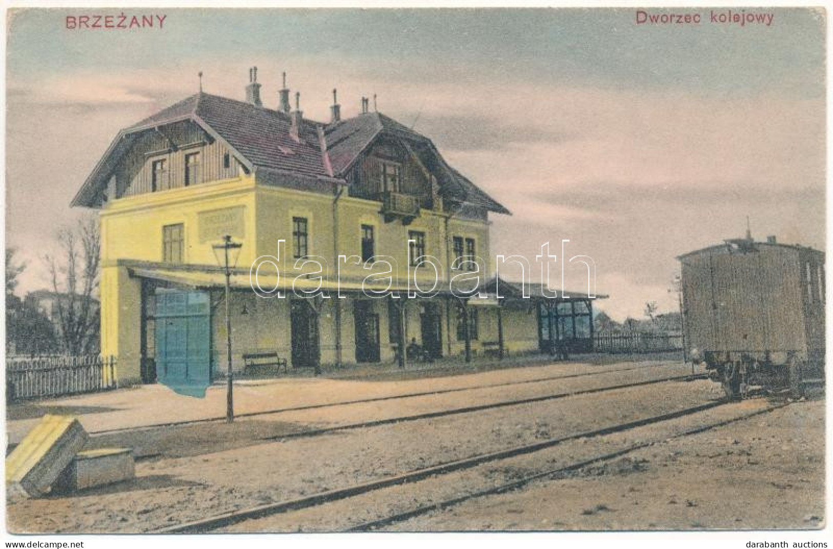 ** T2/T3 Berezhany, Brzezany, Berezsani; Dworzec Kolejowy / Railway Station, Train - Non Classés