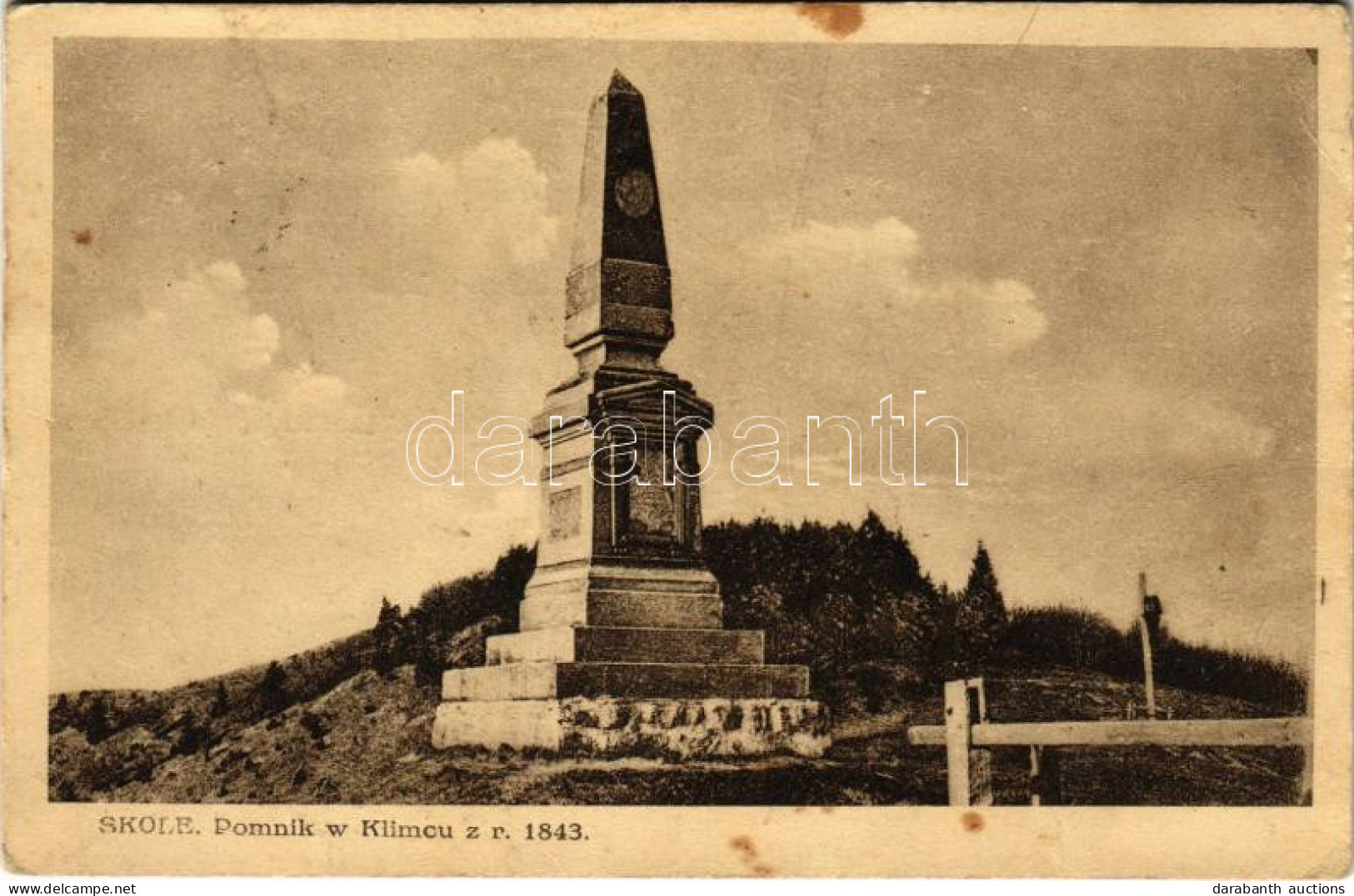 T2/T3 1939 Skole, Pomnik W Klimcu Z R. 1843 / Monument (fl) - Non Classificati