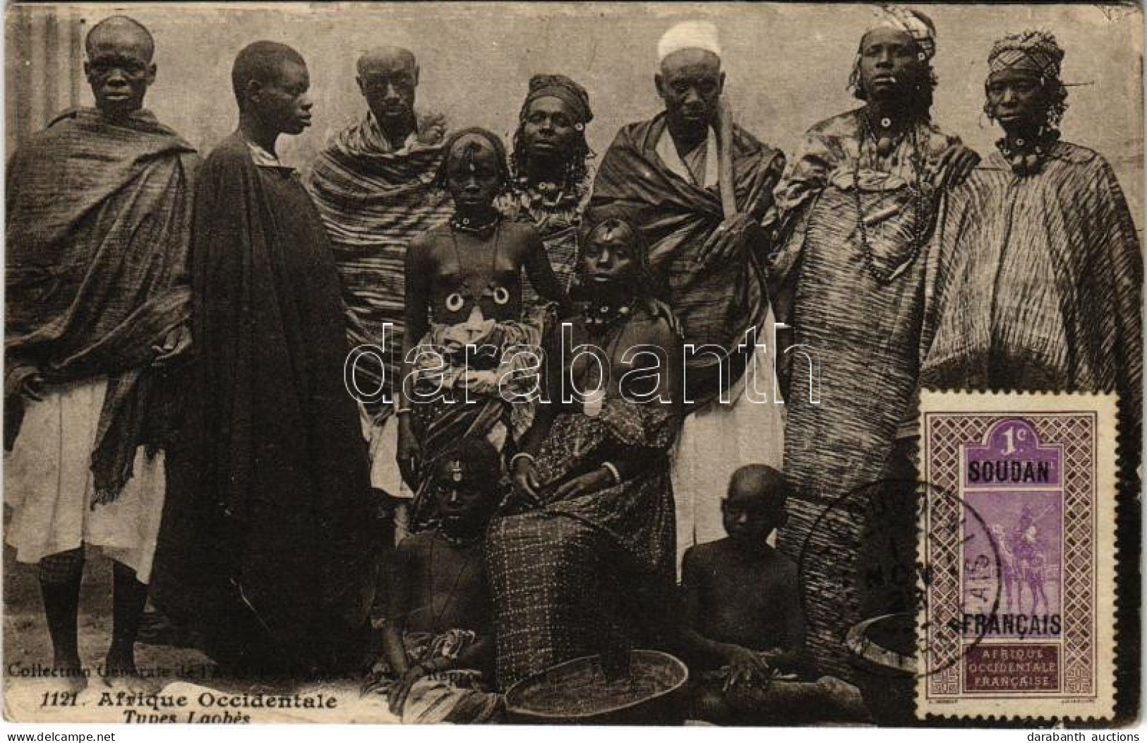 * T2/T3 Afrique Occidentale, Types Laobes / African Folklore, Ethnic Group From Senegal, Half-naked Women (EK) - Zonder Classificatie