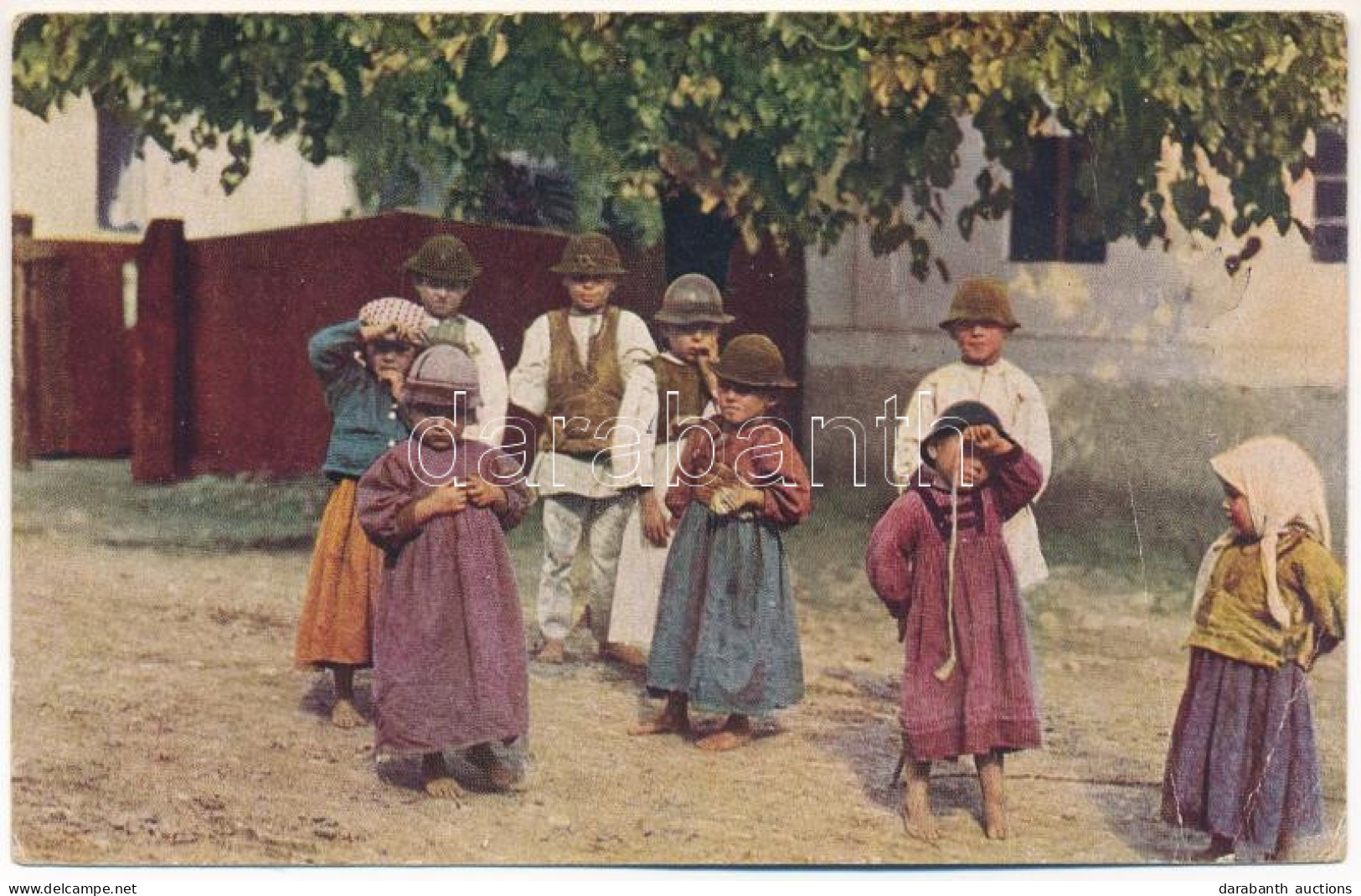 ** T3 Rumänische Dorfjugend. Balkan, Reihe II. Römmler & Jonas / Román Folklór, Falusi Gyerekek / Romanian Folklore, Vil - Non Classés