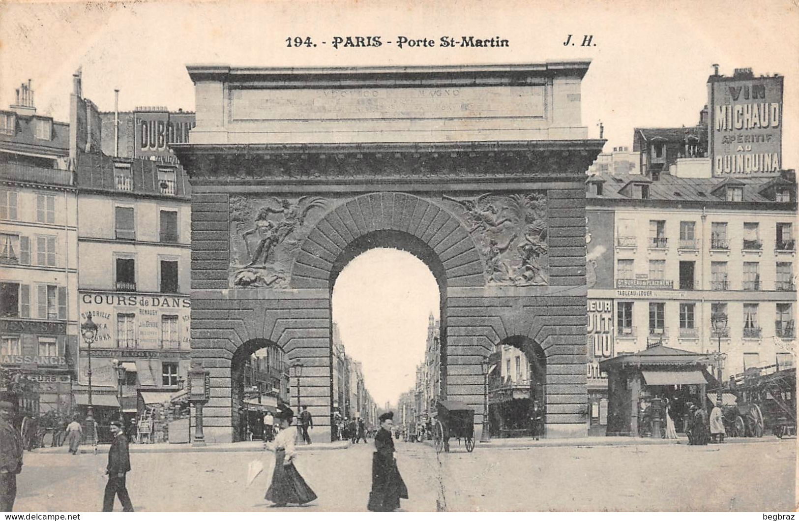 PARIS  PORTE ST MARTIN - Arrondissement: 10