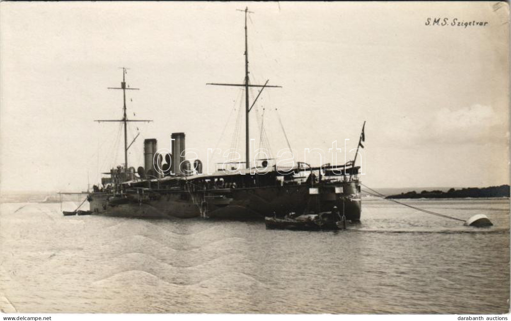 T2/T3 1911 SMS SZIGETVÁR Osztrák-Magyar Haditengerészet Zenta-osztályú Védett Cirkálója / K.u.K. Kriegsmarine / Austro-H - Non Classés
