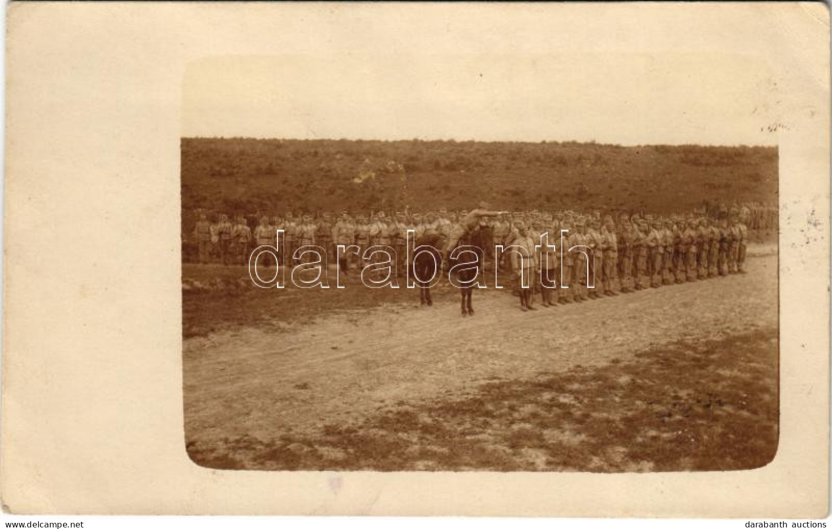T2/T3 1920 Magyar Katonák Csoportja / Hungarian Military, Group Of Soldiers. Photo (EK) - Unclassified
