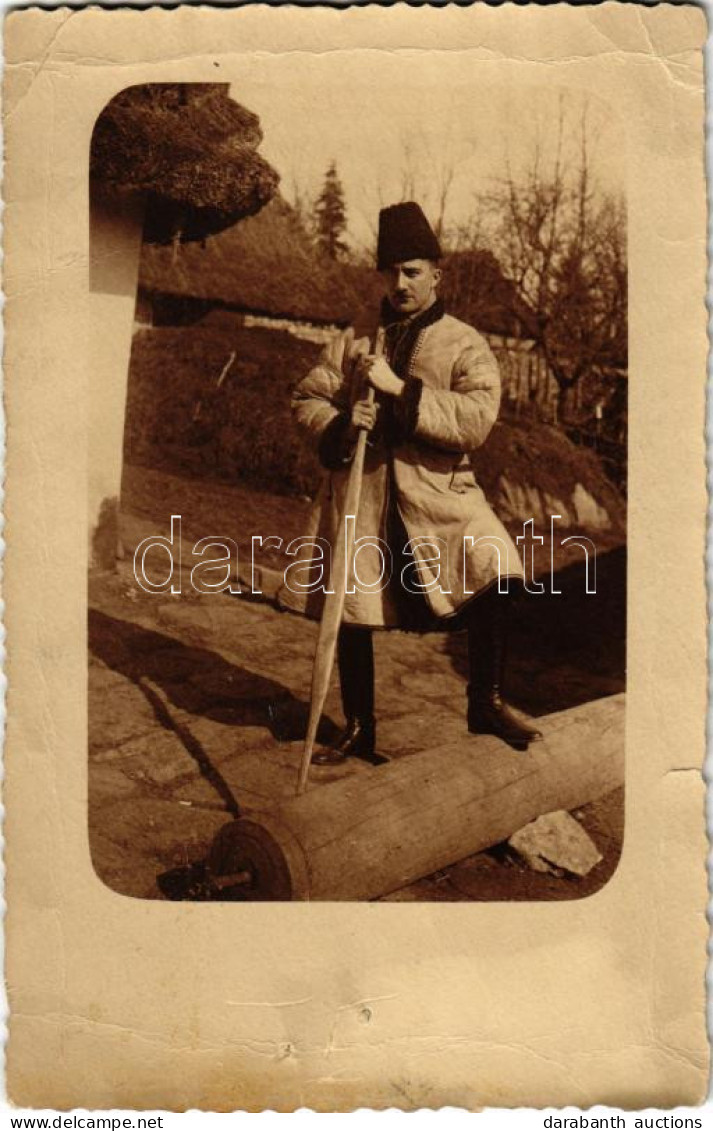 T4 1916 Román Paraszt Népviseletbe öltözött Magyar Katona / WWI Austro-Hungarian K.u.K. Military, Soldier Dressed In Rom - Non Classificati