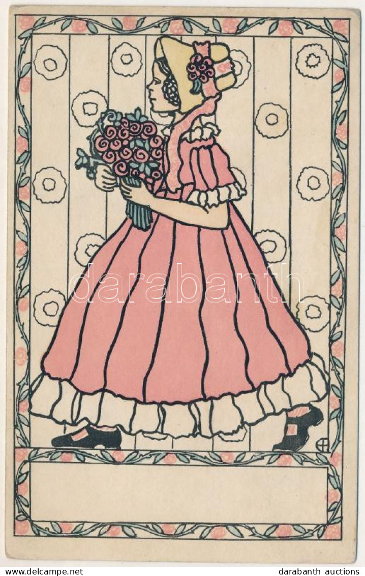 * T2/T3 Wiener Werkstätte No. 308. Unknown Artist (fl) - Unclassified